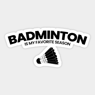 badminton Sticker